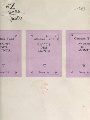 cover image of Pavois des monts
